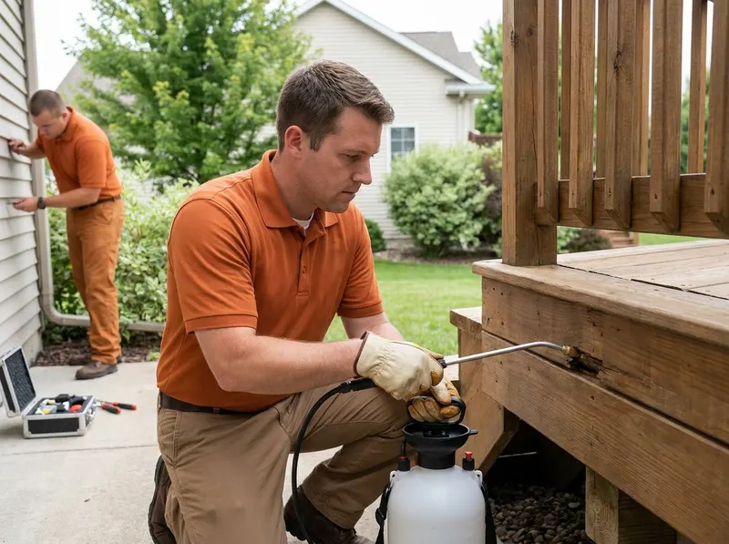 Carpenter Ant Structural Elimination in Palmyra, WI