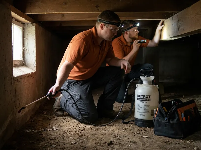 Subterranean Crawlspace & Basement Pest Management in Palmyra, WI